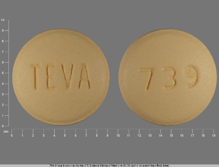 TEVA 739: (0093-0739) Donepezil Hydrochloride 10 mg Oral Tablet, Film Coated by Bryant Ranch Prepack