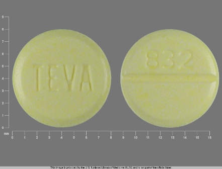 832 TEVA: Clonazepam 0.5 mg Oral Tablet