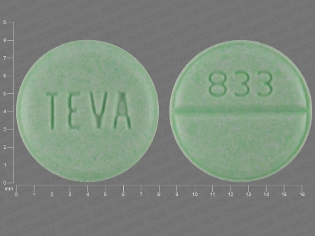 Clonazepam 833;TEVA