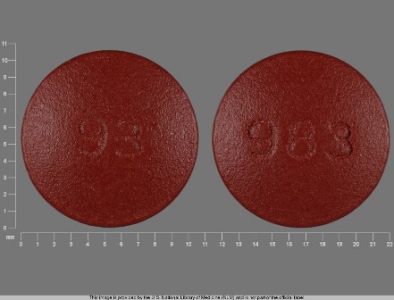 93 983: (0093-0983) Nystatin 500000 [usp'u]/1 Oral Tablet, Film Coated by Carilion Materials Management