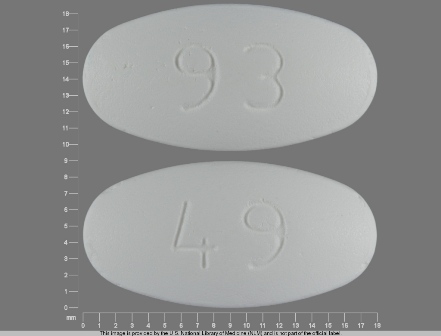 93 49: (0093-1049) Metformin Hydrochloride 850 mg Oral Tablet by Teva Pharmaceuticals USA Inc