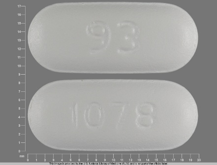 1078 93: (0093-1078) Cefprozil 500 mg Oral Tablet by Teva Pharmaceuticals USA Inc