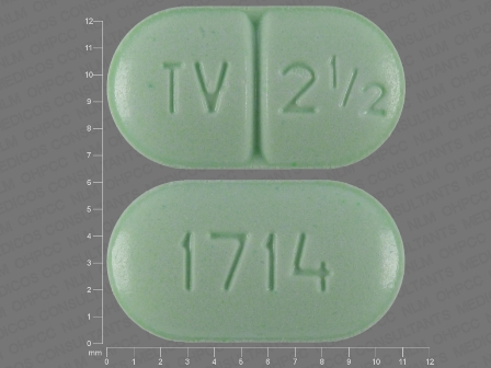 TV 2 1 2 1714: (0093-1714) Warfarin Sodium 2.5 mg Oral Tablet by Bryant Ranch Prepack