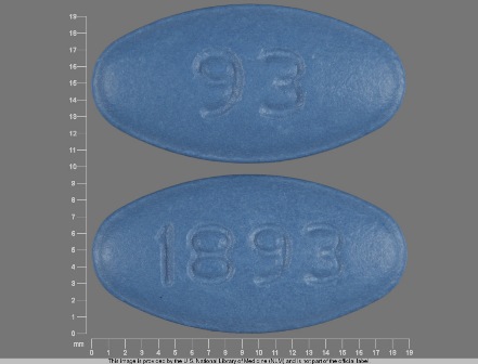 93 1893: Etodolac 500 mg Oral Tablet