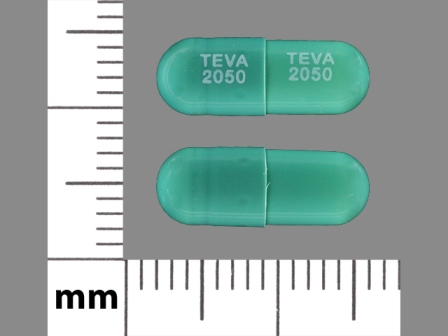 TEVA 2050 TEVA 2050: (0093-2050) Tolterodine Tartrate 2 mg Oral Capsule, Extended Release by Carilion Materials Management