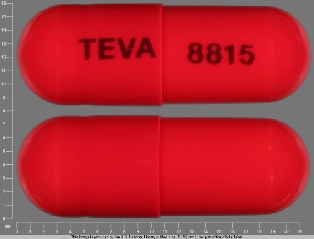 TEVA 8815: (0093-2075) Tolmetin 400 mg (As Tolmetin Sodium Dihydrate 492 mg) Oral Capsule by Teva Pharmaceuticals USA Inc