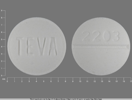TEVA 2203: (0093-2203) Metoclopramide 10 mg Oral Tablet by Remedyrepack Inc.
