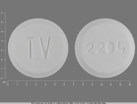 TV 2204: (0093-2204) Metoclopramide 5 mg (As Metoclopramide Hydrochloride) Oral Tablet by Teva Pharmaceuticals USA Inc