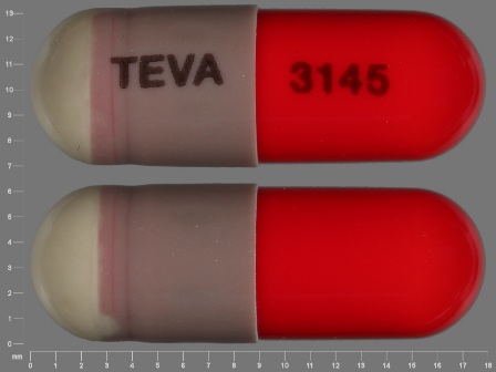 TEVA 3145: (0093-3145) Cephalexin 250 mg Oral Capsule by Aidarex Pharmaceuticals LLC