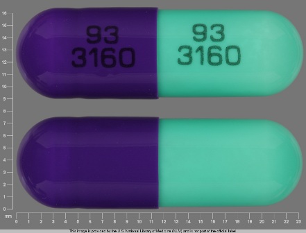 93 3160: (0093-3160) Cefdinir 300 mg Oral Capsule by Northwind Pharmaceuticals, LLC