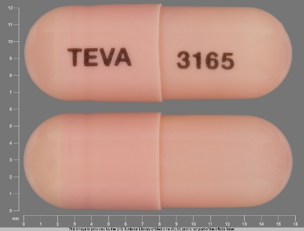 TEVA 3165: (0093-3165) Minocycline (As Minocycline Hydrochloride) 50 mg Oral Capsule by Teva Pharmaceuticals USA Inc