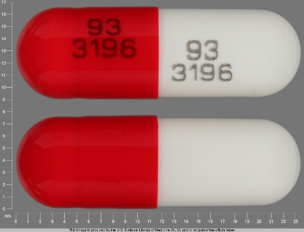 93 3196: (0093-3196) Cefadroxil 500 mg Oral Capsule by Teva Pharmaceuticals USA Inc