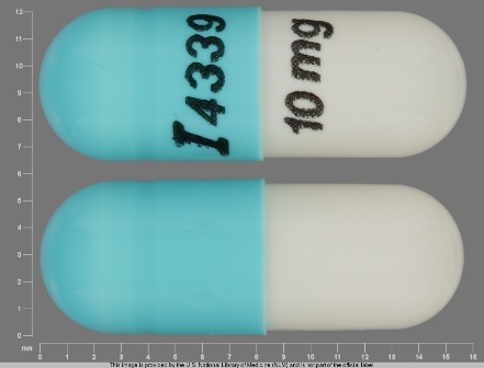 I 4339 10 mg: (0093-4339) Terazosin (As Terazosin Hydrochloride) 10 mg Oral Capsule by Teva Pharmaceuticals USA Inc