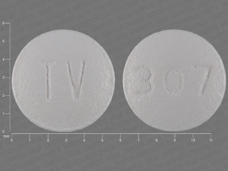TV 307: (0093-5060) Hydroxyzine Hydrochloride 10 mg Oral Tablet, Film Coated by Bryant Ranch Prepack