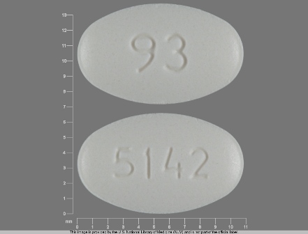 93 5142: (0093-5142) Alendronic Acid 40 mg (As Alendronate Sodium 52.2 mg) Oral Tablet by Teva Pharmaceuticals USA Inc