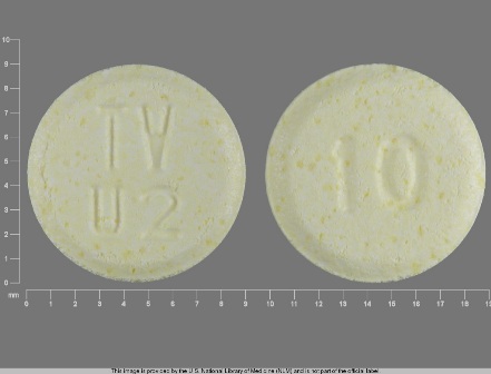 TV U2 10: (0093-5246) Olanzapine 10 mg Disintegrating Tablet by Cardinal Health