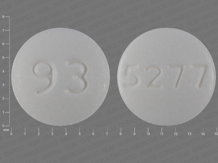 93 5277: Dexmethylphenidate Hydrochloride 10 mg Oral Tablet