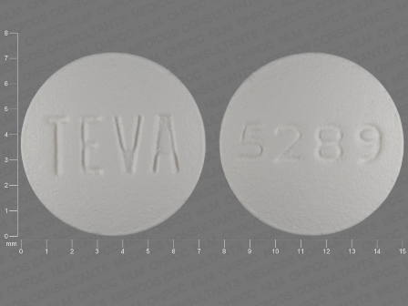 TEVA 5289: (0093-5289) Voriconazole 50 mg Oral Tablet by Teva Pharmaceuticals USA Inc