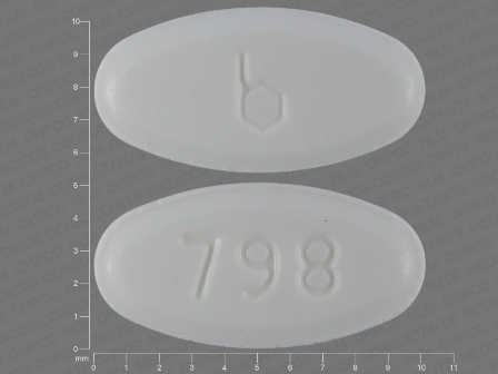 798 b: Buprenorphine 2 mg (As Buprenorphine Hydrochloride 2.16 mg) Sublingual Tablet