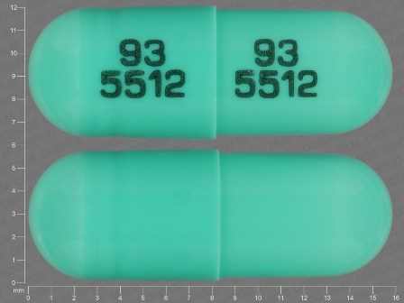 93 5512 93 5512: (0093-5512) Carbamazepine 100 mg 12 Hr Extended Release Capsule by Teva Pharmaceuticals USA Inc