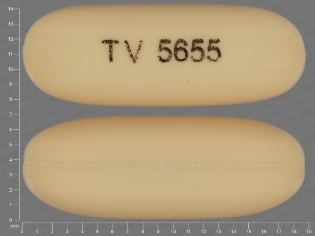 TV5655: (0093-5655) Dutasteride .5 mg Oral Capsule, Liquid Filled by Teva Pharmaceuticals USA Inc