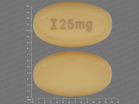 25 mg: (0093-5740) Cyclosporine 25 mg Oral Capsule, Liquid Filled by Teva Pharmaceuticals USA Inc