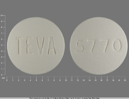 TEVA 5770: (0093-5770) Olanzapine 10 mg/1 Oral Tablet, Film Coated by Remedyrepack Inc.