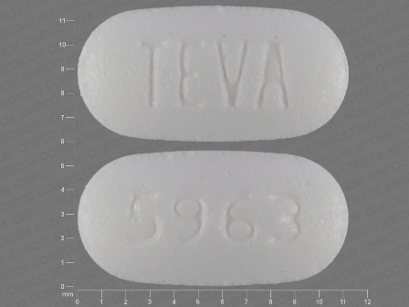 TEVA 5963: (0093-5963) Guanfacine 3 mg Oral Tablet, Extended Release by Teva Pharmaceuticals USA Inc