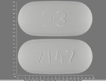93 7147: (0093-7147) Azithromycin 600 mg Oral Tablet, Film Coated by American Health Packaging