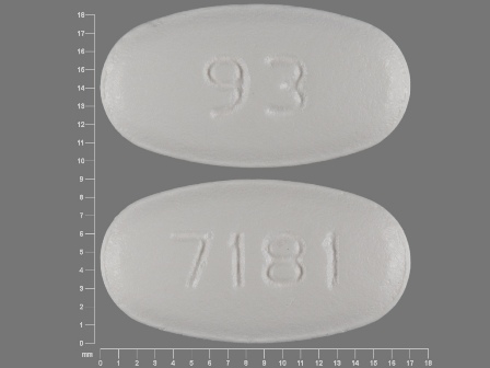93 7181: (0093-7181) Ofloxacin 300 mg Oral Tablet by Teva Pharmaceuticals USA Inc