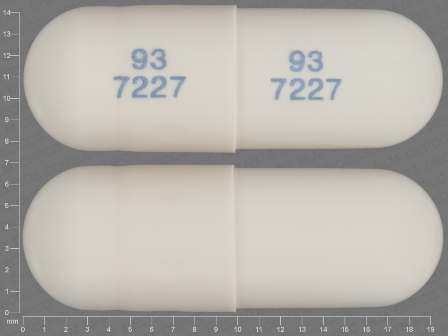 93 7227: (0093-7227) Ribavirin 200 mg Oral Capsule by Teva Pharmaceuticals USA Inc