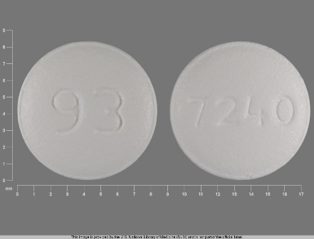 93 7240: (0093-7240) Risperidone 1 mg Oral Tablet by Contract Pharmacy Services-pa