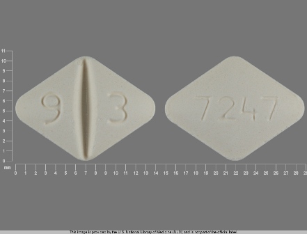 9 3 7247: (0093-7247) Lamotrigine 150 mg Oral Tablet by Ncs Healthcare of Ky, Inc Dba Vangard Labs