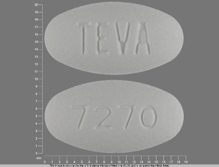 TEVA 7270: (0093-7270) Pravastatin Sodium 80 mg Oral Tablet by Aphena Pharma Solutions - Tennessee, LLC