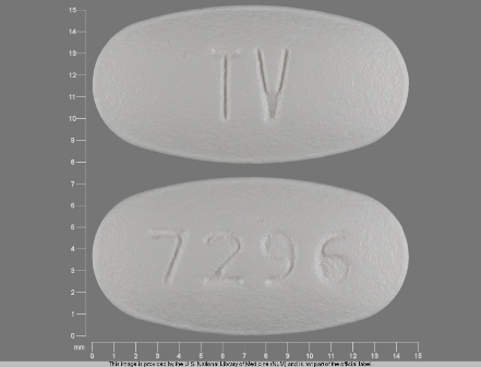 TV 7296: Carvedilol 25 mg Oral Tablet