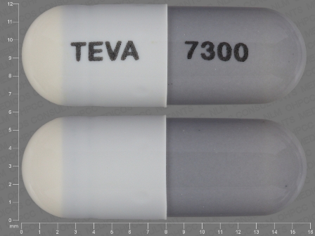 TEVA 7300: (0093-7300) Minocycline (As Minocycline Hydrochloride) 75 mg Oral Capsule by Teva Pharmaceuticals USA Inc
