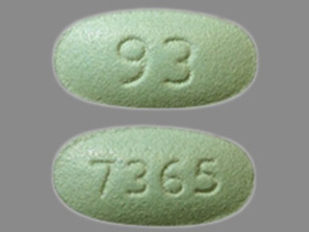 9 3 7365: (0093-7365) Losartan Potassium 50 mg Oral Tablet, Film Coated by Qpharma Inc
