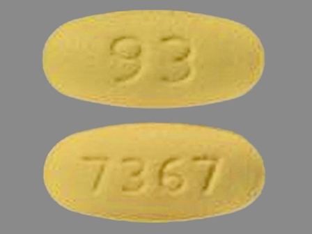 93 7367: (0093-7367) Losartan Potassium and Hydrochlorothiazide Oral Tablet, Film Coated by Proficient Rx Lp