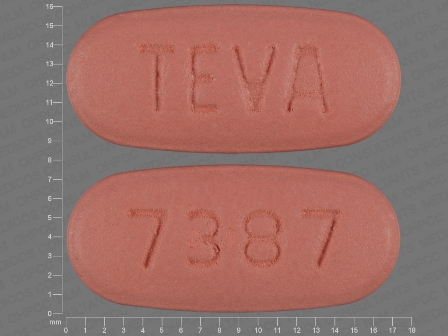 TEVA 7387: (0093-7387) Moxifloxacin Hydrochloride 400 mg/1 Oral Tablet, Film Coated by Teva Pharmaceuticals USA Inc