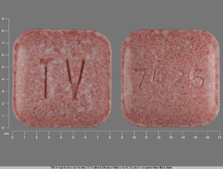 TV 7425: (0093-7425) Montelukast 5 mg (As Montelukast Sodium 5.2 mg) Chewable Tablet by Teva Pharmaceuticals USA Inc