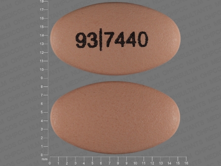 93 7440: Divalproex Sodium (Valproic Acid 250 mg)