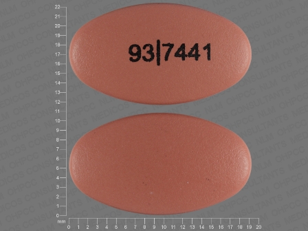 93 7441: (0093-7441) Divalproex Sodium 500 mg Delayed Release Tablet by Physicians Total Care, Inc.