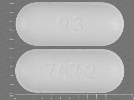 93 7472: (0093-7472) Rizatriptan 10 mg (As Rizatriptan Benzoate 14.53 mg) Oral Tablet by Teva Pharmaceuticals USA Inc