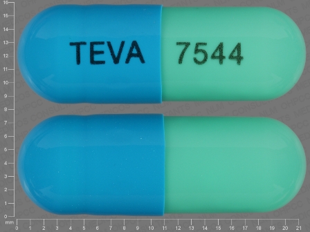 TEVA 7544: Duloxetine 60 mg/1 Oral Capsule, Delayed Release