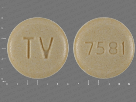 TV 7581: (0093-7581) Aripiprazole 15 mg Oral Tablet by Teva Pharmaceuticals USA Inc
