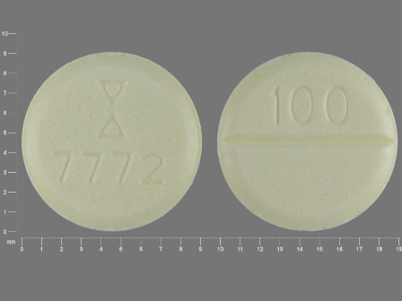 7772 100: Clozapine 100 mg Oral Tablet