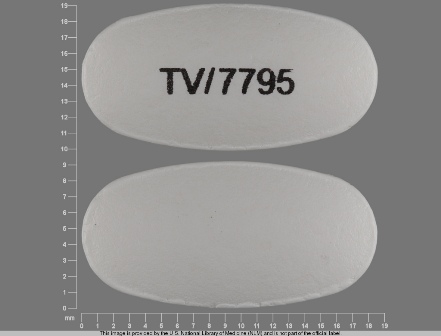 TV 7795: (0093-7795) Levetiracetam 500 mg 24 Hr Extended Release Tablet by Physicians Total Care, Inc.