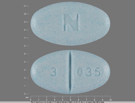 3 035 N: (0093-8035) Glyburide 3 mg Oral Tablet by Teva Pharmaceuticals USA Inc