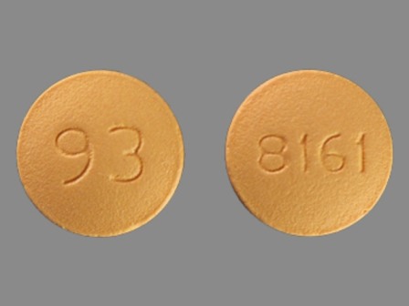 93 8161: Quetiapine (As Quetiapine Fumarate) 25 mg Oral Tablet