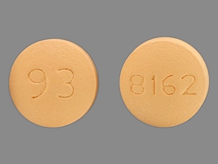 93 8162: (0093-8162) Quetiapine Fumarate 100 mg Oral Tablet, Film Coated by Mckesson Contract Packaging
